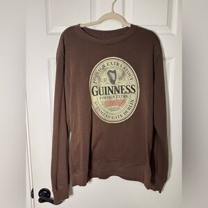 Guinness Brown Crewneck
Size Medium